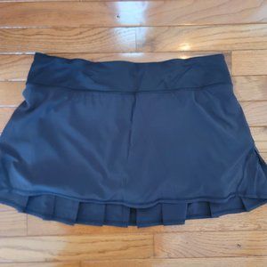 Lululemon Run: Pace Setter Skirt Size 10 Regular Black